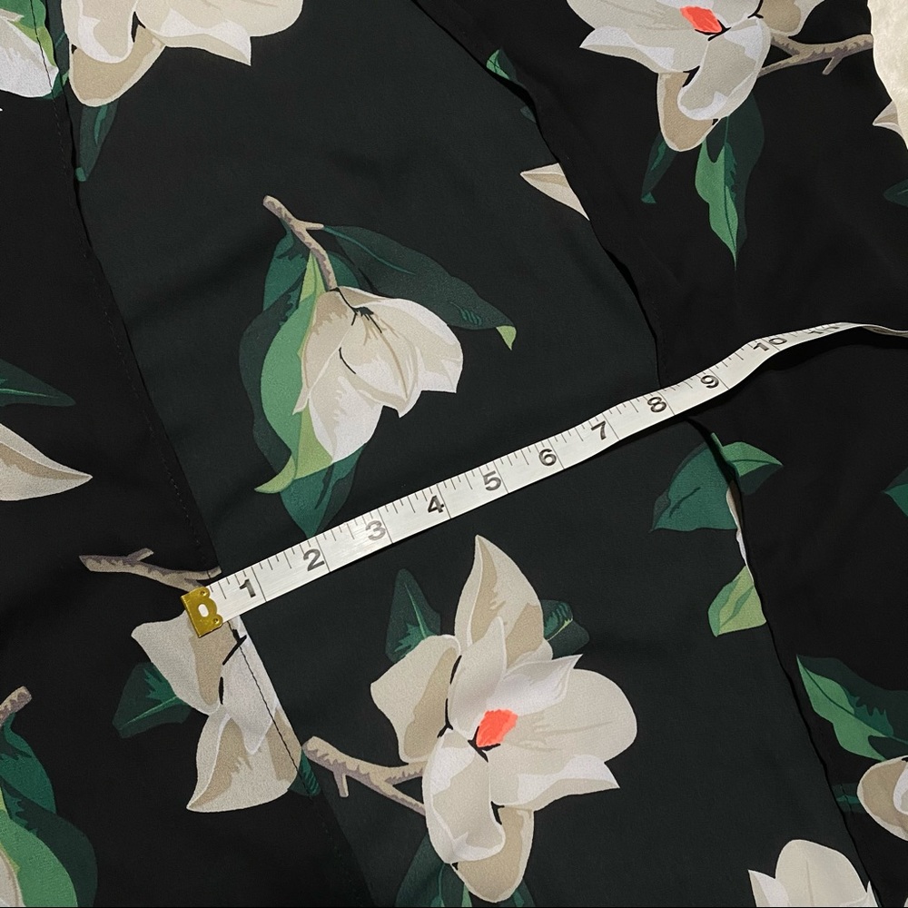 Elan Cardigan floral black and green size medium - Picture 5 of 8